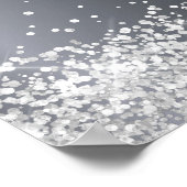 Birthday Silglitter Name party Welkom Poster (Hoek)