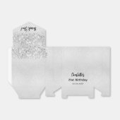 Birthday Silglitter scriptnaam bedankt u Bedankdoosjes (Uitgevouwen)