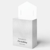 Birthday Silver Glitter ballonnen bedankt Bedankdoosjes (Geopend)