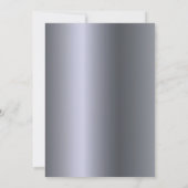 Birthday Silver Gold muzieknoten Kaart (Achterkant)