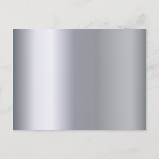 Birthday Silver muzieknoten metal, 50e uitnodiging (Achterkant)