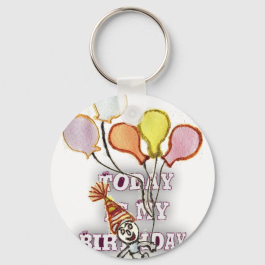 Birthday Sleutelhanger (Voorkant)