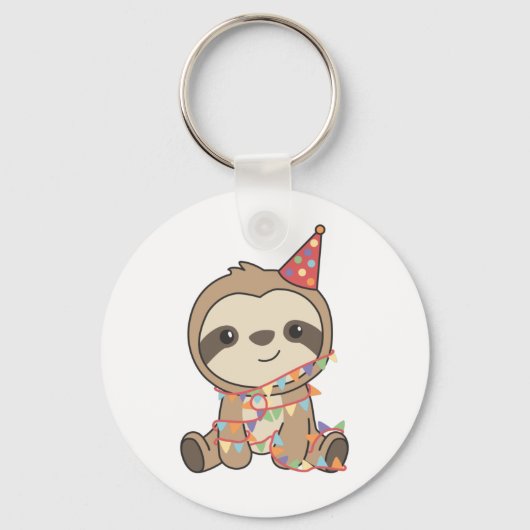 Birthday Sleutelhanger voor kinderen (Voorkant)