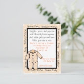 Birthday Slumber Party Invitation Kaart (Staand voorkant)