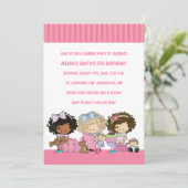 Birthday & Slumber Party Uitnodigingen (Staand voorkant)