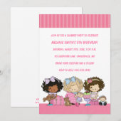 Birthday & Slumber Party Uitnodigingen (Voorkant / Achterkant)