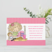 Birthday & Slumber Party Uitnodigingen (Staand voorkant)