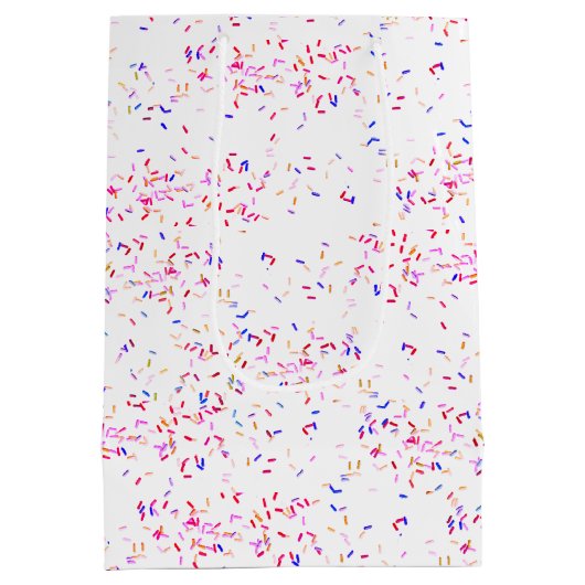 Birthday Snoep Sprinkles Medium Cadeauzakje (Achterkant)