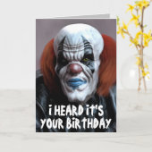 BIRTHDAY SNUGGLE Wenskaart VAN HET GESLOTEN SCARY  Kaart (Gele Bloem)