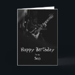 Birthday Son Fun You Rock Music Card Kaart<br><div class="desc">Birthday Greeting Son for Musician with Fun You Rock</div>