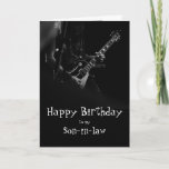 Birthday Son-in-law Fun You Rock Music Kaart<br><div class="desc">Birthday Greeting Son-in-law for Musician with Fun You Rock</div>