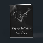Birthday Son-in-law Fun You Rock Music Kaart<br><div class="desc">Birthday Greeting Son-in-law for Musician with Fun You Rock</div>
