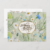 Birthday Song of Solomon 2:1 Bijbelverse Briefkaart (Voorkant / Achterkant)