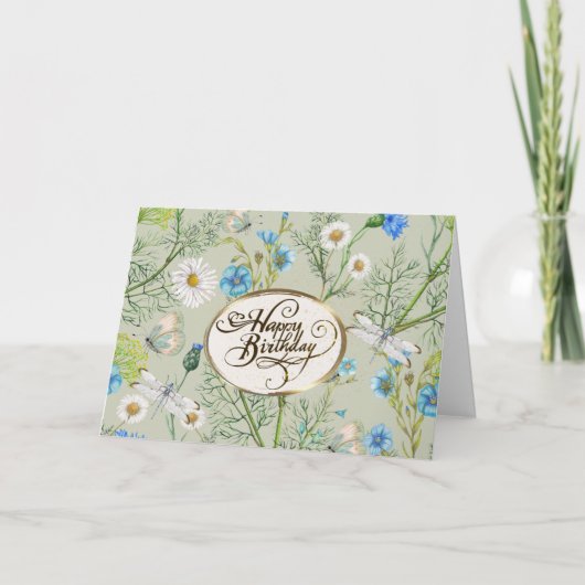 Birthday Song of Solomon 2:1 Bijbelverse Kaart (Voorkant)