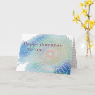 Birthday Spiral Kaart