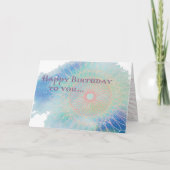 Birthday Spiral Kaart (Voorkant)