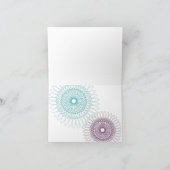 Birthday Spirals Kaart (Binnen)