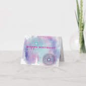 Birthday Spirals Kaart (Voorkant)