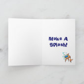 Birthday Splash Kaart (Binnen)