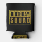 Birthday Squad Blikjeskoeler (Voorkant)