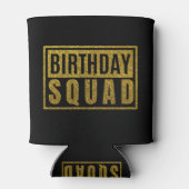 Birthday Squad Blikjeskoeler (Achterkant)