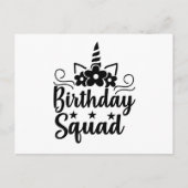 Birthday squad briefkaart (Voorkant)