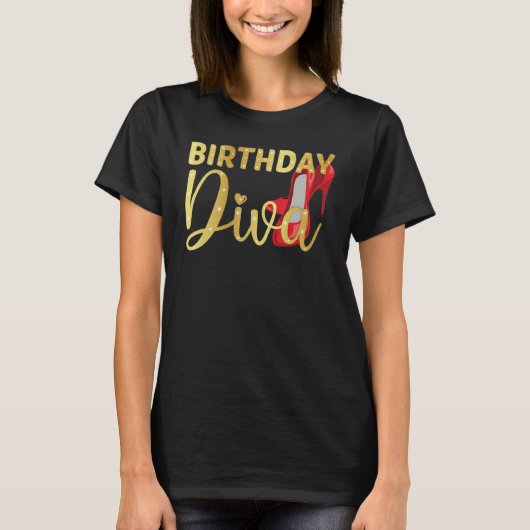Birthday Squad Party Matching Family Group Funny B T-shirt (Voorkant)