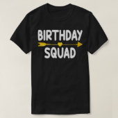 Birthday Squad T-shirt (Design voorkant)