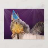 Birthday Squirrel Foto Briefkaart (Voorkant)
