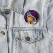 Birthday Squirrel Foto Ronde Button 5,7 Cm (In situ)