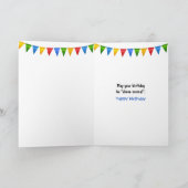 Birthday Squirrel Kaart (Binnen)