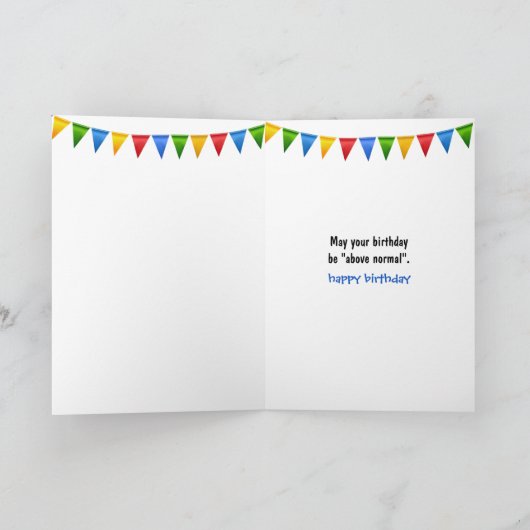 Birthday Squirrel Kaart (Binnen)