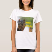 Birthday Squirrel T-shirt (Voorkant)