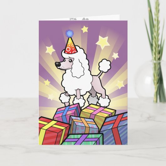 Birthday Standard/Miniature/Speelgoed Podle (show  Kaart (Voorkant)