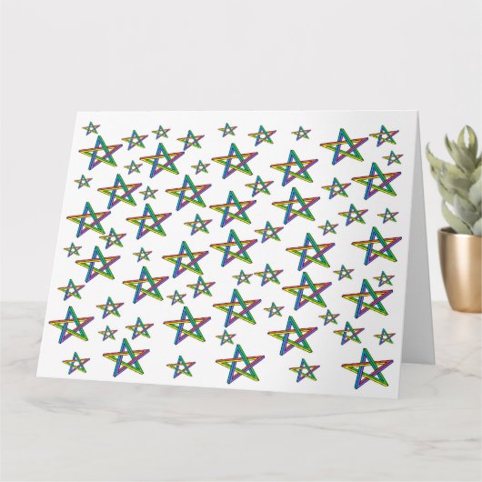 Birthday Stars Kaart (Kleine Plant)