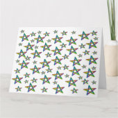 Birthday Stars Kaart (Voorkant)