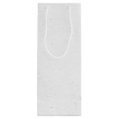 Birthday Stick Figuur Girl met Red Wine Glass Wijn Cadeautas (Achterkant)