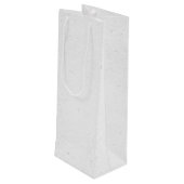 Birthday Stick Figuur Girl met Red Wine Glass Win Wijn Cadeautas (Achterkant Gekanteld)