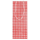 Birthday Stick Figuur Girl met rode wijn Cadeautas (Achterkant)