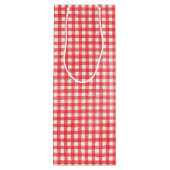 Birthday Stick Figuur Girl met rode wijn Wijn Cadeautas (Achterkant)