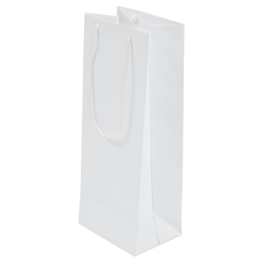 Birthday Stick Figuur Girl met wijn Wijn Cadeautas (Achterkant Gekanteld)