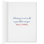 Birthday Stick Girl met Flower Bouquet (Binnen (Rechts))