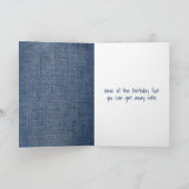 Birthday Stick Girl met Rode ballon Kaart (Binnen)