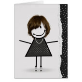 Birthday Stick Girl met Sneakers (Voorkant)