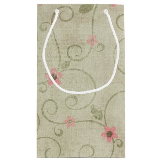 Birthday Stick Girl on met rode wijn Klein Cadeauzakje (Achterkant)