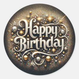 Birthday sticker