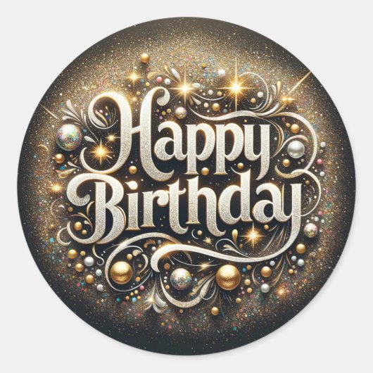 Birthday sticker (Voorkant)