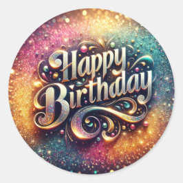 Birthday sticker
