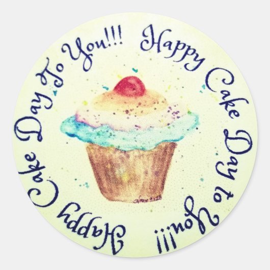 Birthday Sticker (Voorkant)