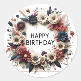 Birthday sticker